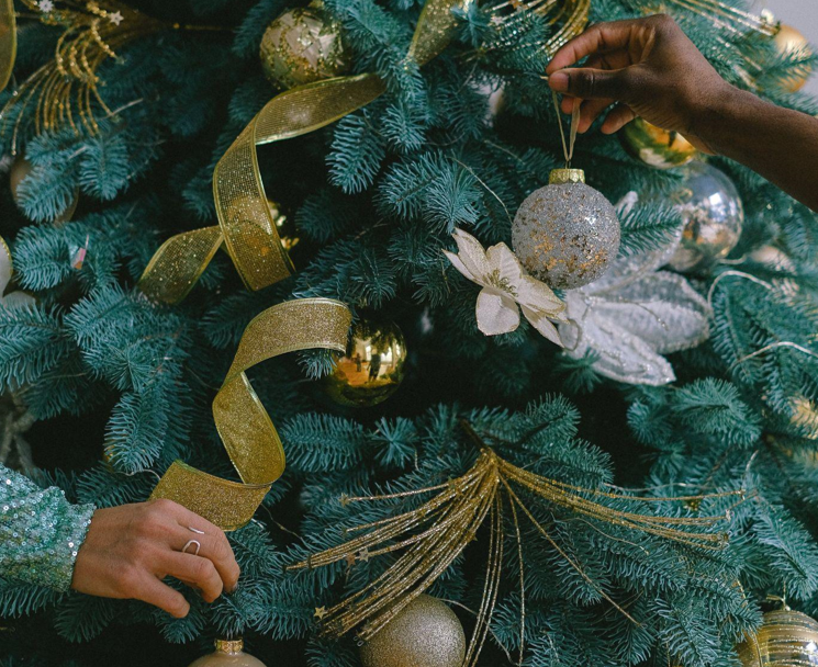 Festive Flair with a Skinny Christmas Tree